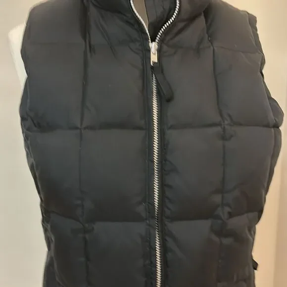 GAP Black Down Filled Puffer/Quilted Vest S - Picture 4 of 12